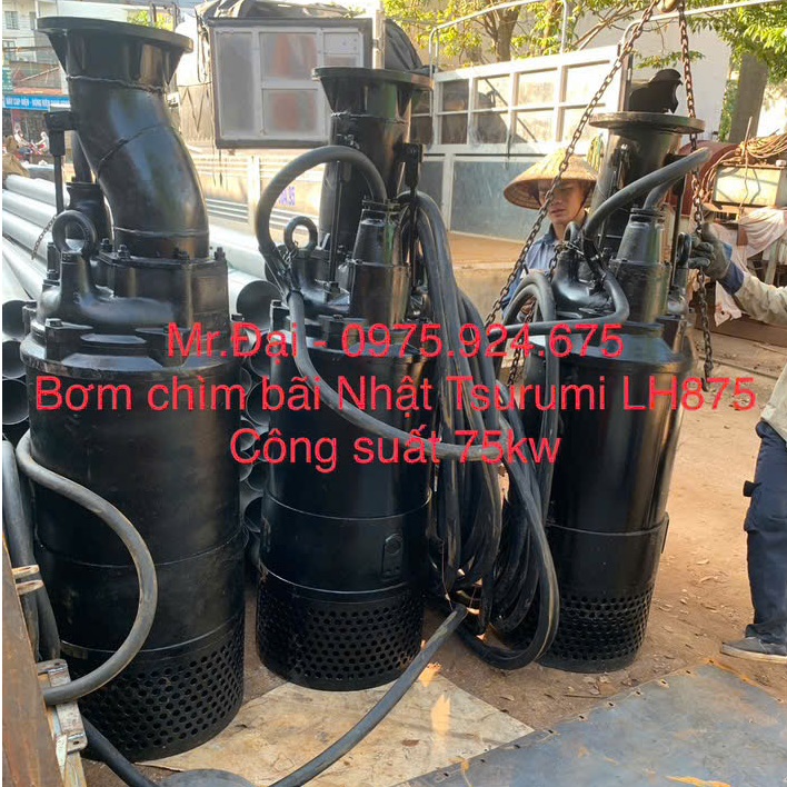 Bơm chìm bãi Nhật áp cao Tsurumi LH837